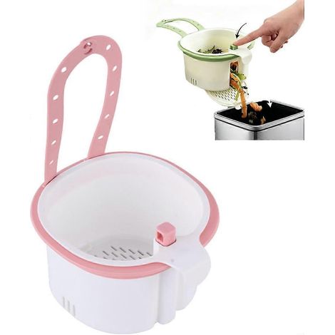 Égouttoir suspendu pour évier de cuisine, multifonctionnel, avec couvercle inférieur ouvrable. (1/5)