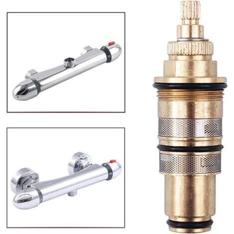 Cartouche thermostatique de douche avec noyau thermostatique, robinet de lavabo en laiton facile à installer, cartouche thermostatique pour lave-linge (1/3)