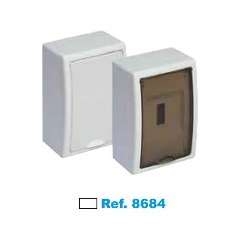 Quadro elettrico di superficie 4 elementi bianco Solera Arelos 8684