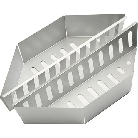 2 paniers barbecue en aluminium accessoires supports (1/5)