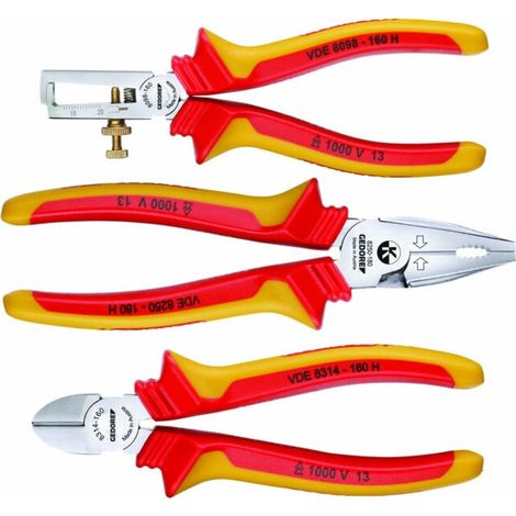 GEDORE 1708244 - Pince VDE set de 3 pièces dans la L-BOXX Mini , 1102-004 VDE (1/5)