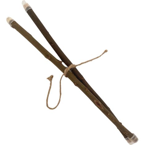 Lot de 2 perchoirs naturels avec fixation taille S pour petits perroquets (1/3)