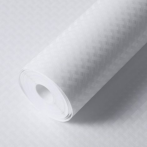 Schubladenmatte Antirutschmatte Schneidbar Schrank 45B x 1000L cm Weiß (1/5)
