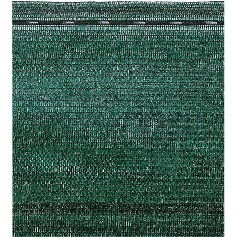 Rete telo ombreggiante verde ombra 90% frangivista frangisole oscurante H 150 cm - Rotolo 20 m