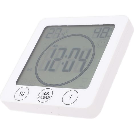 Thermomètre intérieur avec hygromètre et minuteur, mesure température et humidité pour maison, bureau, affichage digital précis (1/5)