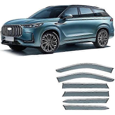Déflecteurs de fenêtre latéraux, pare-pluie, auvents et abris pour Chery Tiggo Jaecoo 9 2023