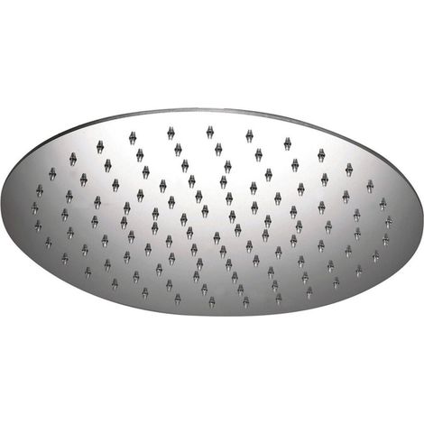 Lineabeta - Soffione doccia tondo piatto Supioni 25 cm in acciaio