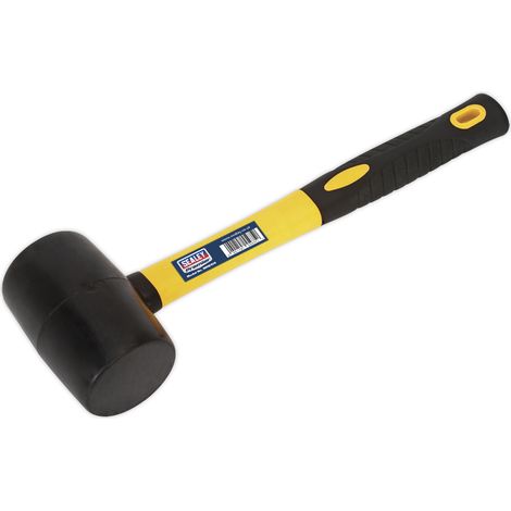 Sealey Premier Rubber Mallet with Fibreglass Shaft 1lb RMB100