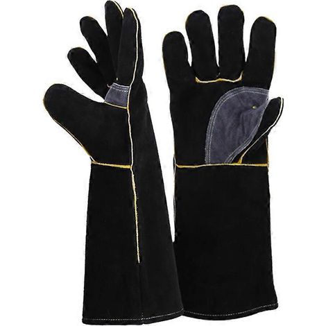 Gants extrêmement résistants au feu et à la chaleur, en cuir avec coutures en Kevlar, taille Perfect16 pouces (1/5)