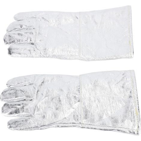 Gants de soudage résistants à la chaleur Gants de soudage aluminisés Gants ignifuges ignifuges (1/5)