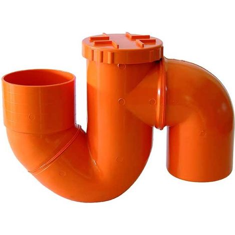 Sifone verticale chiuso in pvc : Diametro - 125