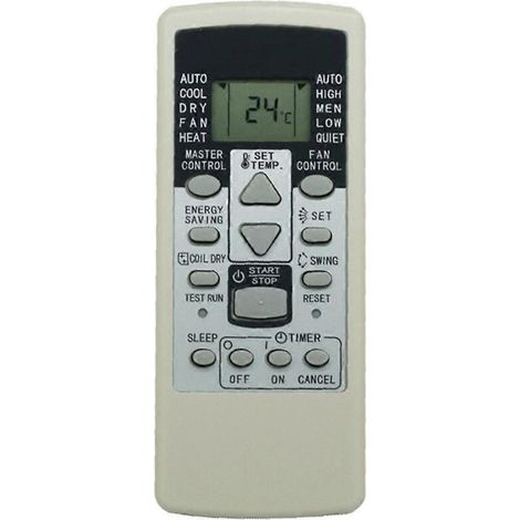 1 télécommande, compatible Fujitsu AR-RCD1C AR-RCD1E AR-RCE1E AR-RCC2J AR-RCG2J, en ABS, pour climatiseur (1/5)