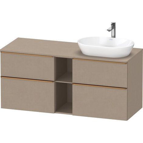 DURAVIT DE4970R04750000 D-Neo KWTUWH Meuble lavabo 1400x550x664 sans miroir