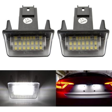 Éclairage Lumière Plaque D'immatriculation Arrière pour 206 207 307 308 406 407 Partner C3 C4 C5 Berlingo 6340A3 6340.A3 (1/5)