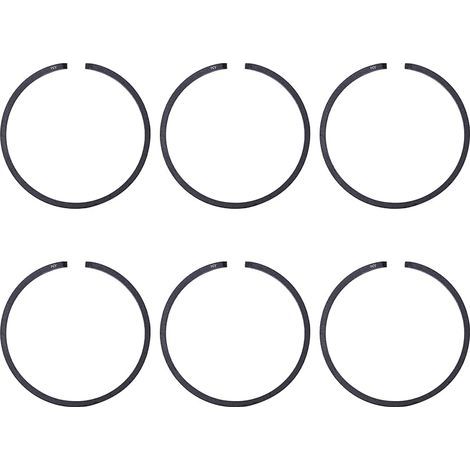 6Pcs / lot 38mm Segments de piston pour Husqvarna 136 137 141 142 142 36 41 Pièces pour tronçonneuse (épaisseur 1,5mm) (1/5)