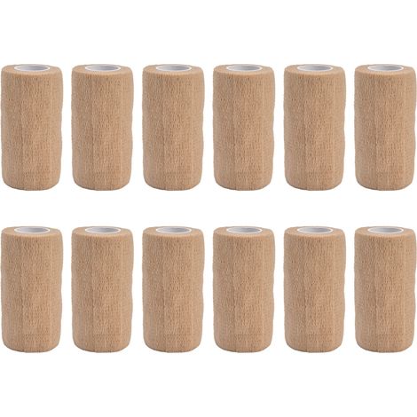Lot de 12 bandages de parage pour sabots de vaches d'élevage HL-Q29, en tissu non tissé. (1/5)