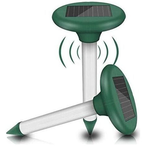BUNTHAUS Kit de répulsif de souris solaire à ultrasons 2 pièces, répulsif de souris solaire-Ensoleillé (1/5)