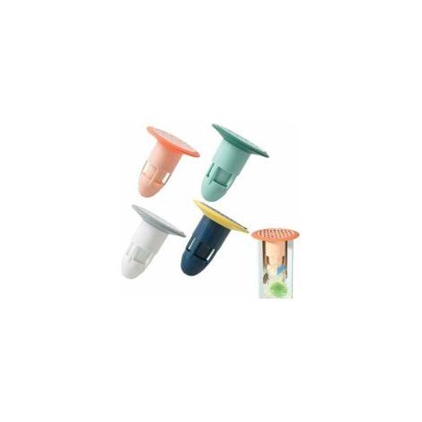 Scarico a pavimento a 4 connettori con design antiodore per lo scarico del pavimento della doccia, scarico a pavimento in gomma antiodore per doccia, scarico per bagno, senza filtro, adatto per perdit