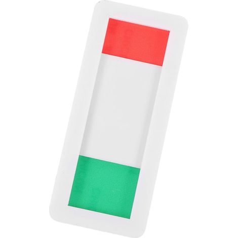 Panneau de Porte Coulissante Indicateur Clair et Résistant aux Rayures en Pmma Blanc Style Élégant, Signalisation D'occupation pour Salle de Réunion et Bureau (1/5)