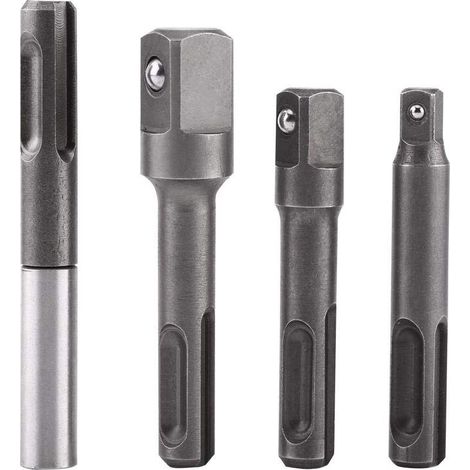 4 Pièces Porte Embouts Magnétique SDS SDS-Plus, Extension de Vissage pour Tournevis 1/4", 3/8", 1/2" (1/5)