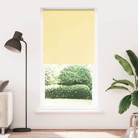 Maison Exclusive - Store enrouleur occultant jaune largeur du tissu 110,7 cm
