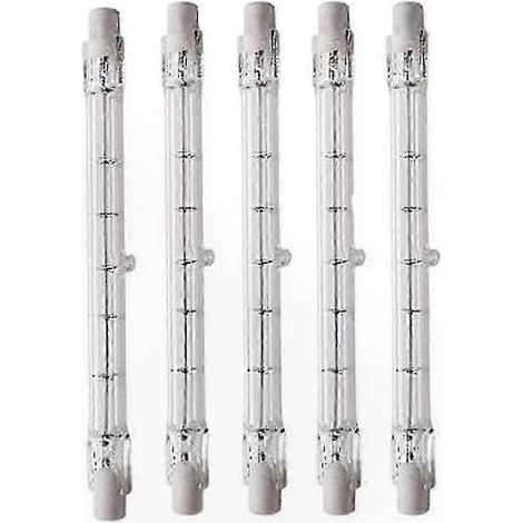 Lot de 5 ampoules halogènes R7S de 1000 W pour projecteurs, éclairage de sécurité à économie d'énergie. (1/4)