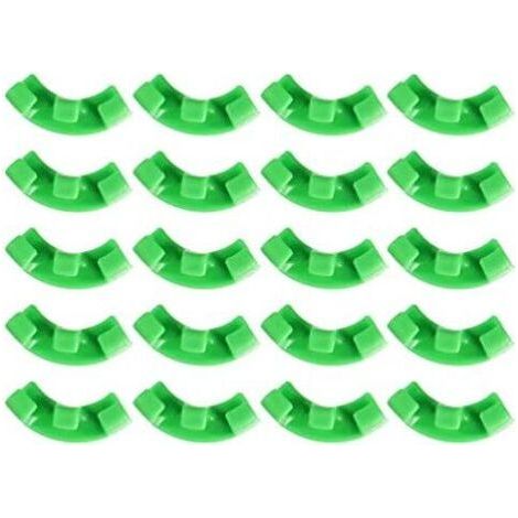 FENOPLASTICA20 Pièces 90 Cintreuse De Plantes Kit De Manipulation De La Croissance des Plantes Support De Luminaire Mural Liens Végétaux Porte-Tige Plastique Escalader Fournitures De Formation (1/5)