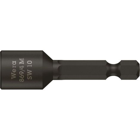 Wera 869/4 M Steckschlüsseleinsätze, magnetisch, 13 x 65 mm - 0501671