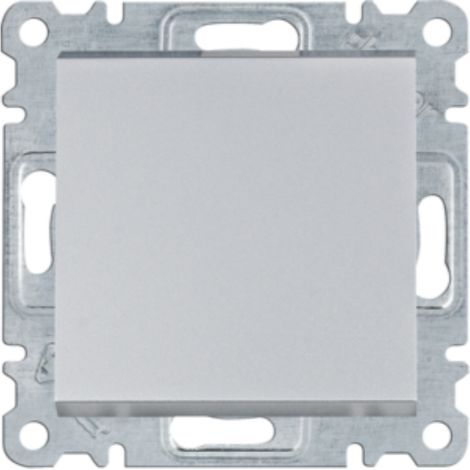 Interrupteur unipolaire Lumina argenté WL0012