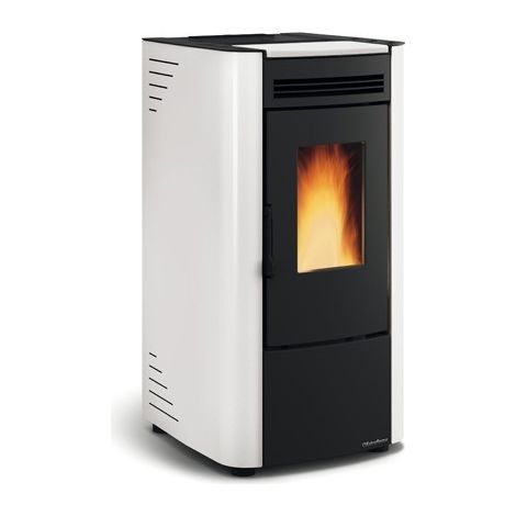 Extraflame – Poêle à granulés ventilé 6.5 kW – Évacuation arrière – Fonction Confort – Rendement 91.9% – Volume de chauffe 187 m3