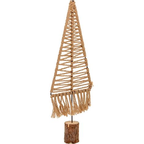 Árbol decorativo de algodón trenzado marrón 15x01x44 (1/5)