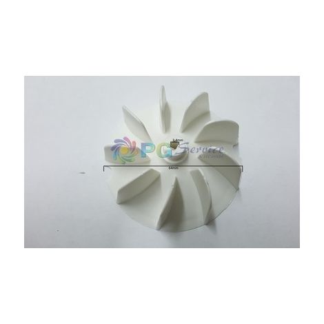 Ventola in plastica universale per phon asciugacapelli 64mm x 28mm Rowenta Imetec