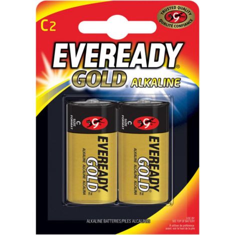 EVEREADY BATERIA ALKALINE GOLD 14V LR14/2BP/BL2szt