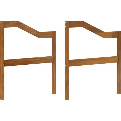 Descansabrazos 2 pcs Natural 59 x 4 x 73 cm vidaXL (1/5)