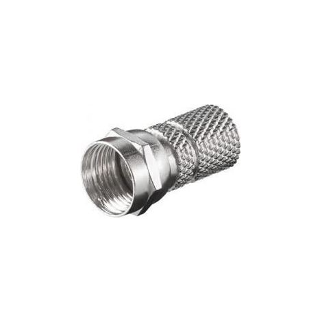 Conector f Wentronic 51855 zinc-níquel 7,3 mm