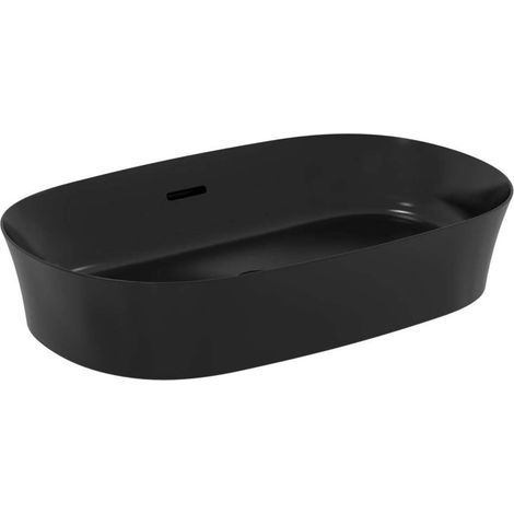 Ideal Standard Ipalyss Aufsatzschale oval mit Überlauf, ohne Hahnloch 60 x 38 cm (1/5)