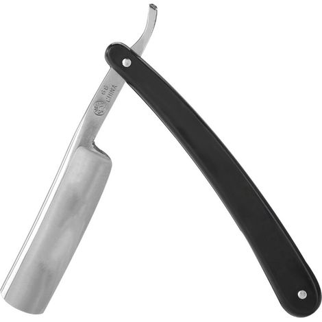 Klassisches Rasiermesser aus Edelstahl für professionelles Frisieren und Rasieren (1/4)