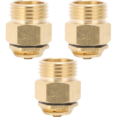 3-teiliges G1/2 Refraktor-Sprinklerdüsen-Set, verstellbarer Kupfer-Mikrosprinklerkopf, Gartenbewässerungszubehör (1/5)