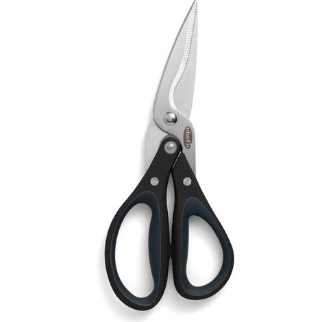 Chef'n - Ciseaux de Ciseaux de cuisine pour couper le poulet, découper la volaille de Volaille, acier inoxydable, 22 cm