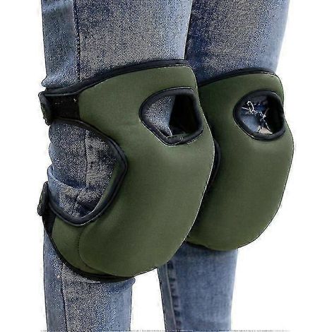 Genouillères de jardinage en néoprène ultra-confortables avec mousse à mémoire de forme épaisse pour le travail du jardin, protections pour les genoux antidérapantes. (1/4)