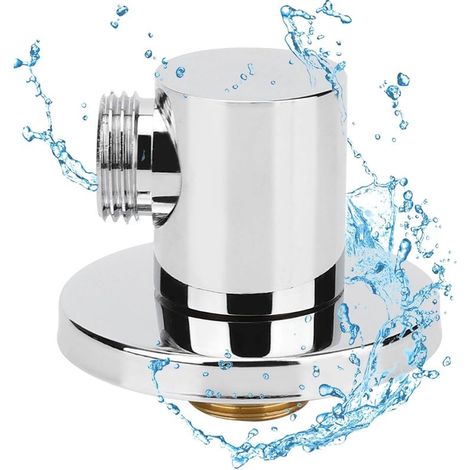 G1/2" Raccord de Tuyau de Douche, Raccord Mural, Bras de Douche Réglable, Raccord Mural pour douchette, Accessoires de Salle de Bain (1/5)