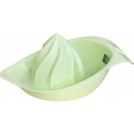 Presse-agrumes à torsion en plastique vert clair, pratique et léger, 1 pièce. (1/2)