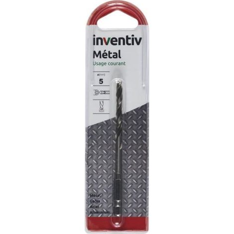 Mèche hexagonale métal Ø5 mm - INVENTIV