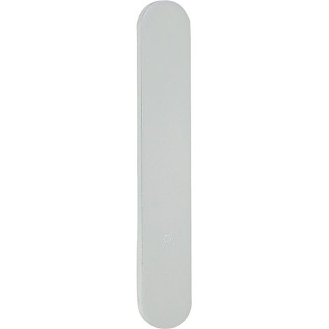 Hoppe Et Cie – Plaque pour porte en aluminium Verona argent – Design moderne – Résistante aux intempéries – Installation facile (1/6)
