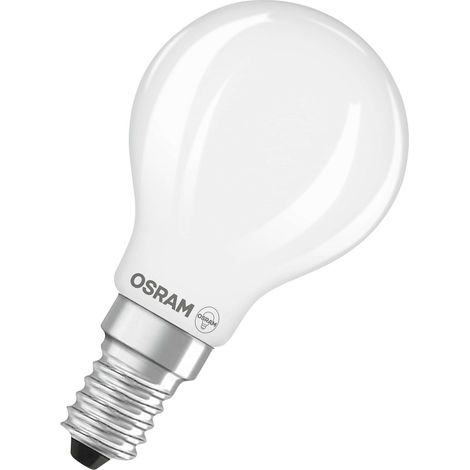 LED Sphärisches Glas Abgeschliffen 4W E14 470lm Warmweiß Packung 1 - Ledvance GP (1/3)