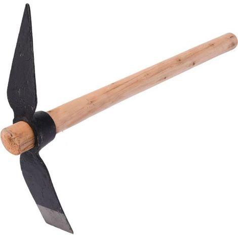 Houe de jardin, pioche, outil manuel polyvalent, creuser, désherber, semis, tourner le sol, outils d'extraction (1/5)