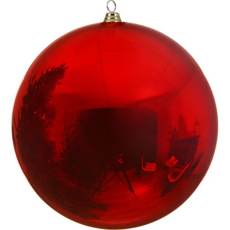 Rote infrangbare Weihnachtskugel Ø 40 cm, 1 Stück (1/3)