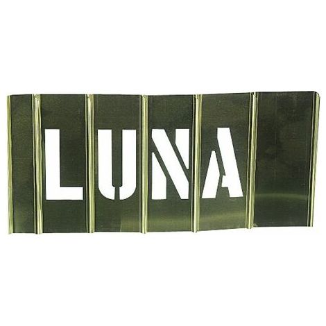 Ensemble de lettres de 36 pochoirs pour peinture hauteur 100 mm Limit CAL100 (1/2)
