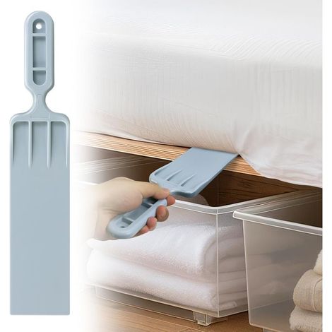 Outil pour border les draps, facile et pratique, pour faire son lit sans soulever le matelas. Protège votre dos et vos mains, et réduit les efforts excessifs (1/5)