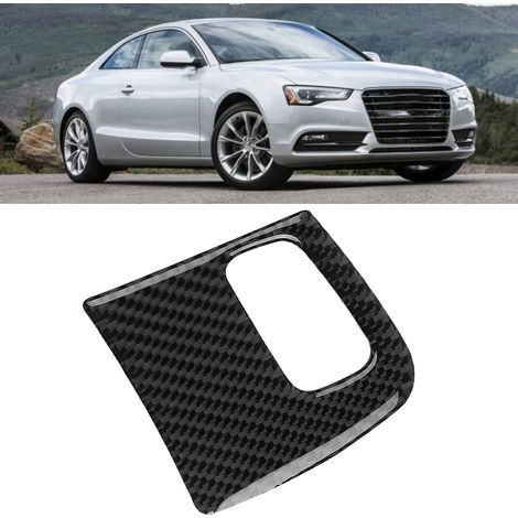 Dekorativer Rahmen aus Kohlefaser für die Türschlossumrandung, passend für Audi A4 B8, A5 8T, S5 (2008–2015), schwarze Interieurleisten, Abschlusssatz (1/5)